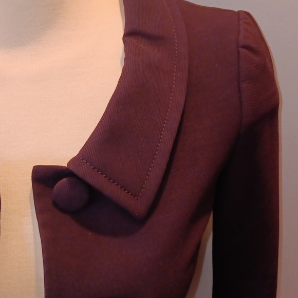 Prada virgin wool eggplant blazer - Picture 3 of 9